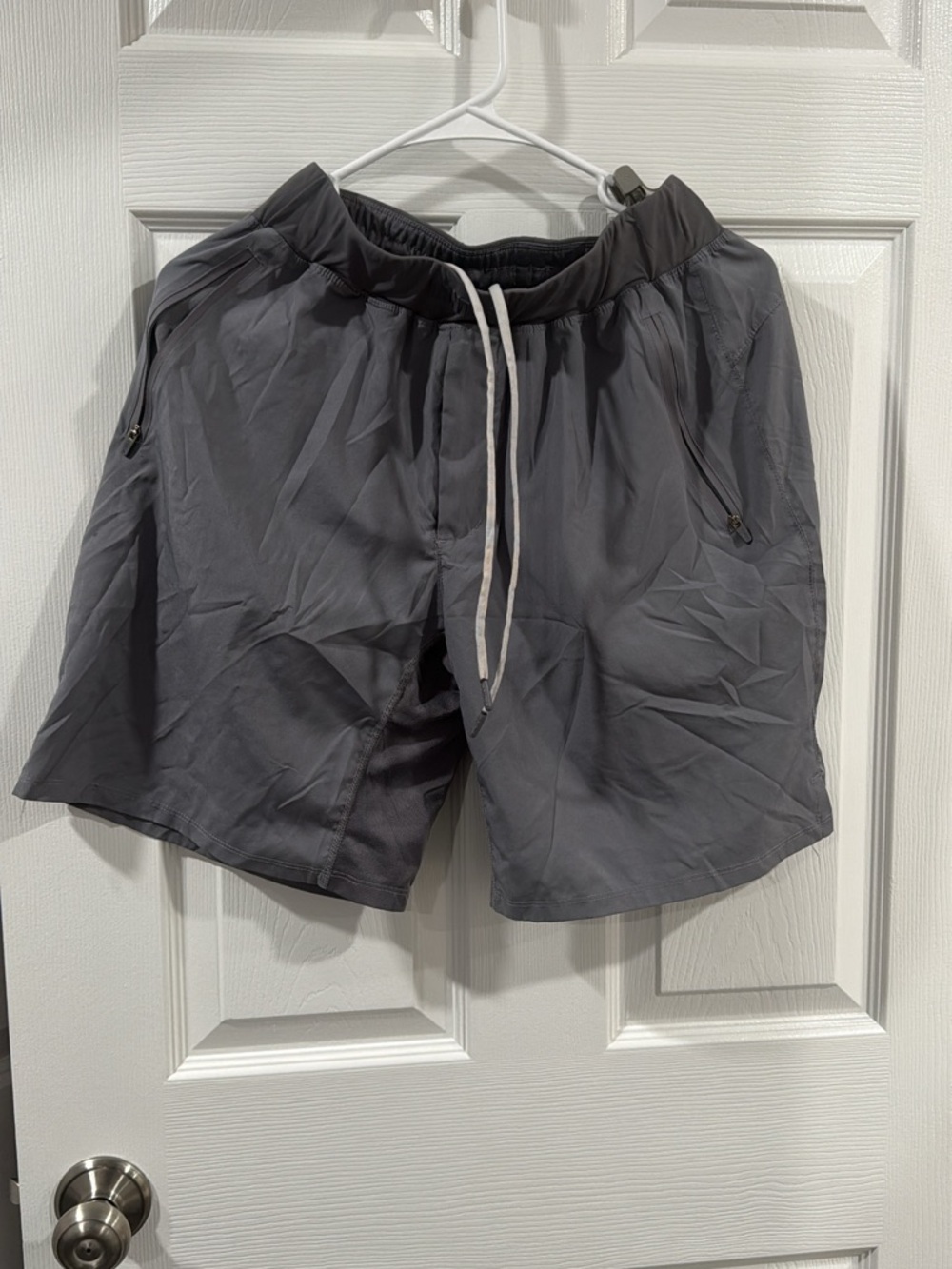 Essentials Men's Athletic Drawstring Shorts in Charcoal